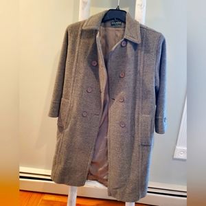 Harve Benard Woman Peacoat. Grey And Warm. Size Medium Petite.